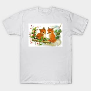 Little Foxes Christmas T-Shirt